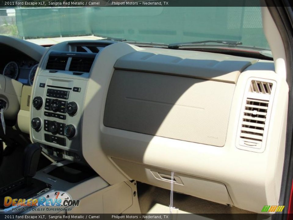 2011 Ford Escape XLT Sangria Red Metallic / Camel Photo #18