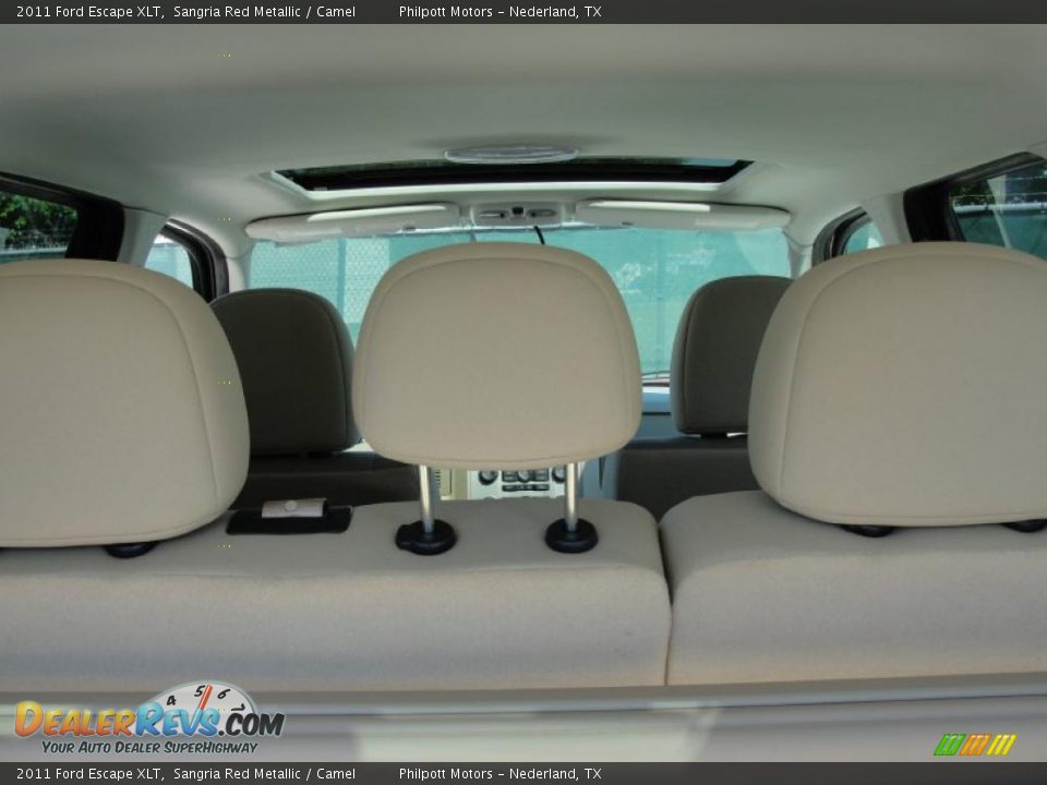2011 Ford Escape XLT Sangria Red Metallic / Camel Photo #20