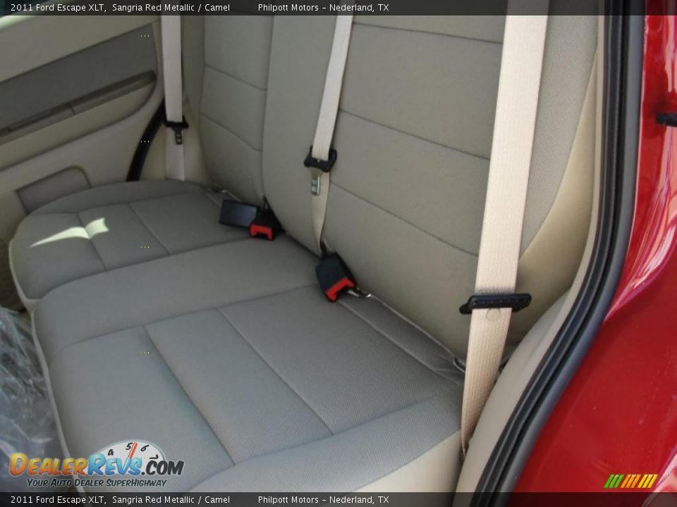 2011 Ford Escape XLT Sangria Red Metallic / Camel Photo #22