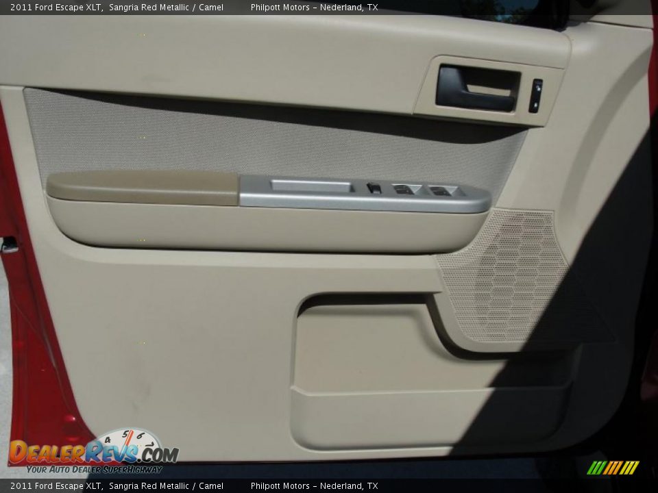 2011 Ford Escape XLT Sangria Red Metallic / Camel Photo #23