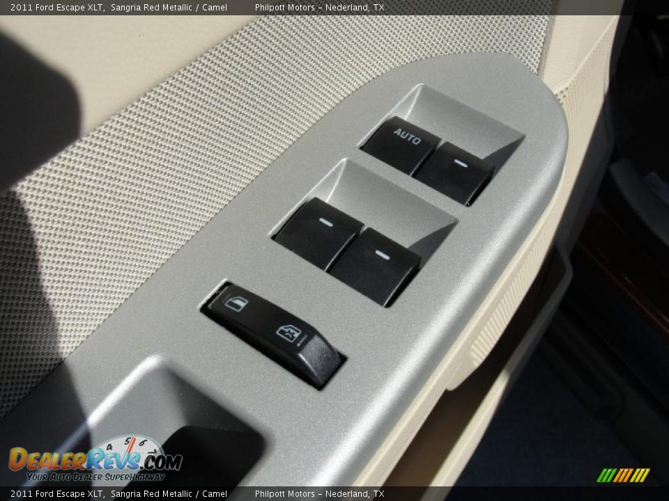 2011 Ford Escape XLT Sangria Red Metallic / Camel Photo #24