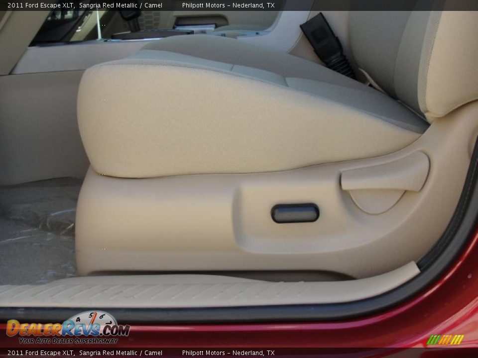 2011 Ford Escape XLT Sangria Red Metallic / Camel Photo #26
