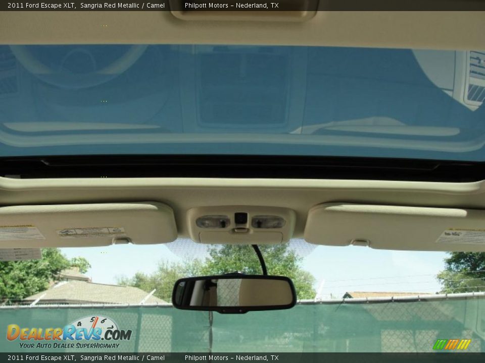 2011 Ford Escape XLT Sangria Red Metallic / Camel Photo #27