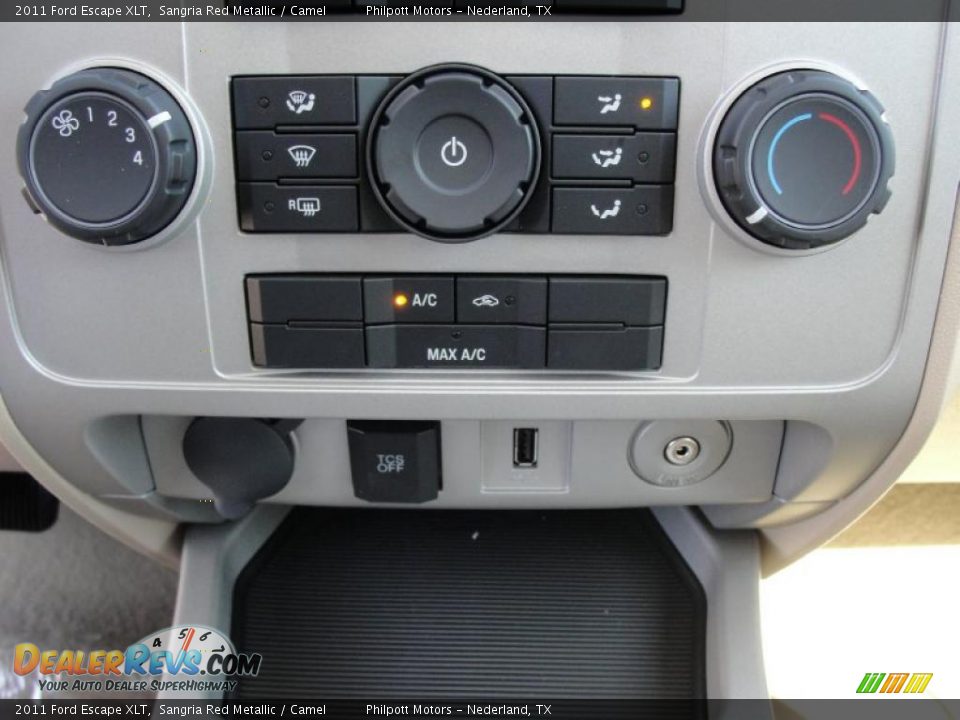2011 Ford Escape XLT Sangria Red Metallic / Camel Photo #32