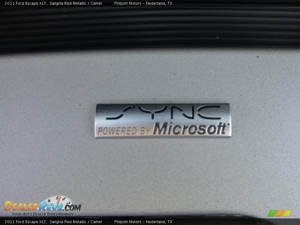 2011 Ford Escape XLT Sangria Red Metallic / Camel Photo #34