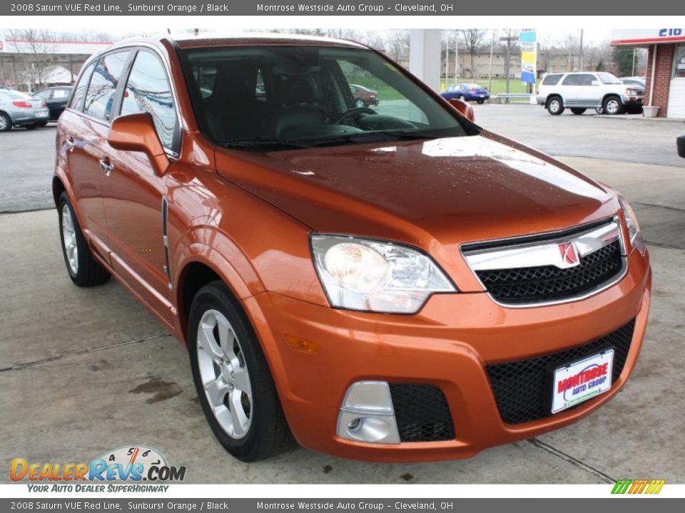 2008 Saturn VUE Red Line Sunburst Orange / Black Photo #1