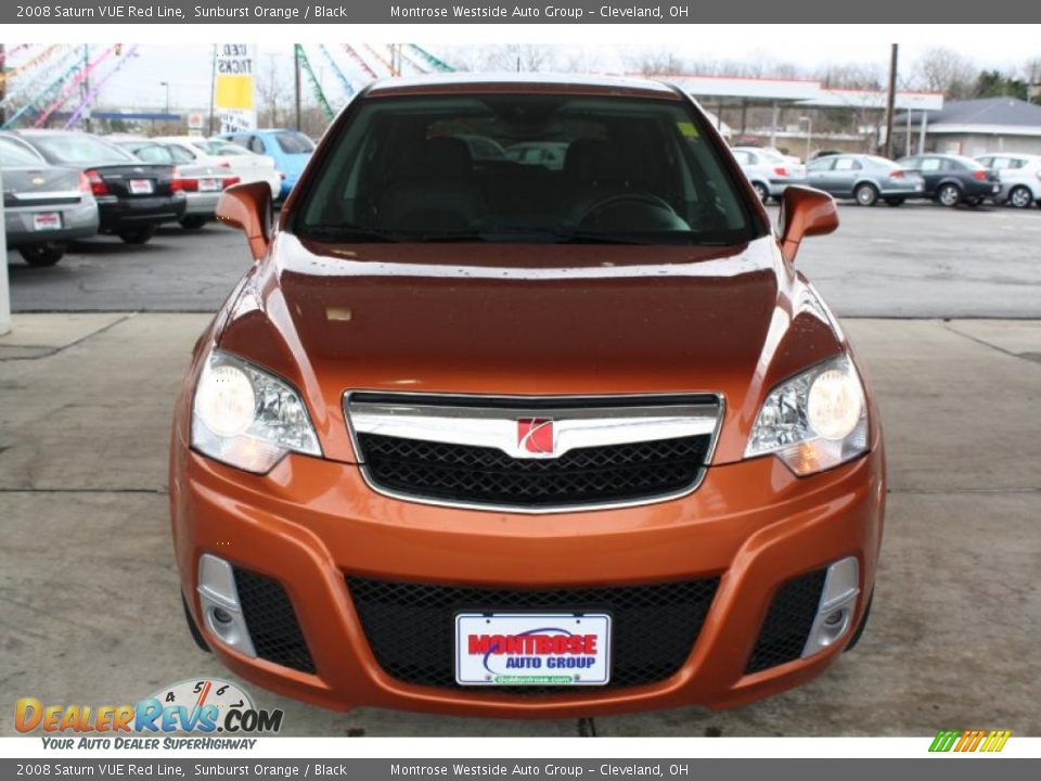 2008 Saturn VUE Red Line Sunburst Orange / Black Photo #2