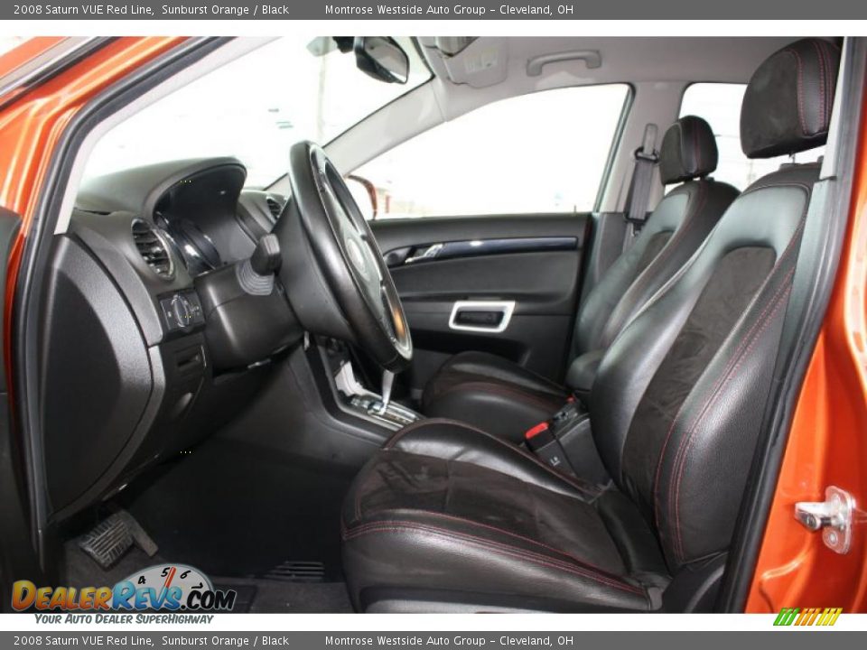 2008 Saturn VUE Red Line Sunburst Orange / Black Photo #9