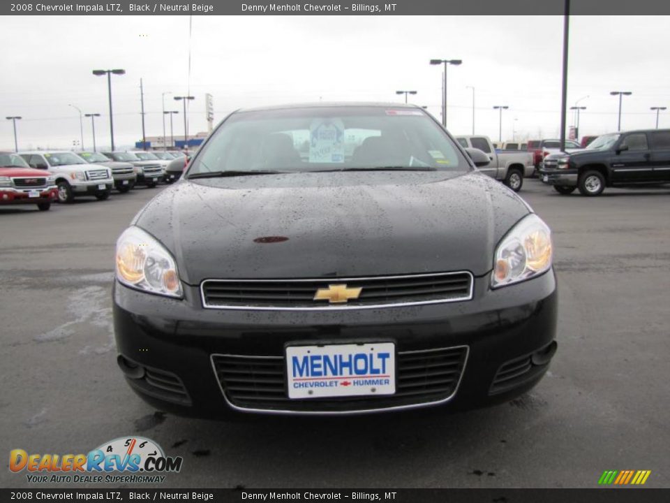 2008 Chevrolet Impala LTZ Black / Neutral Beige Photo #3