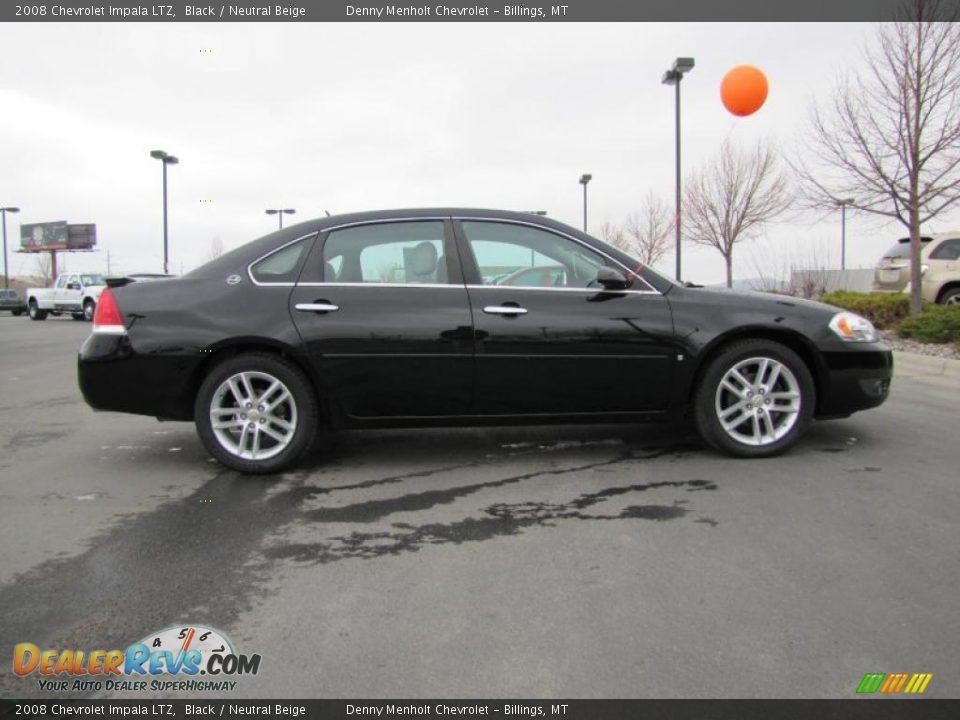 2008 Chevrolet Impala LTZ Black / Neutral Beige Photo #5