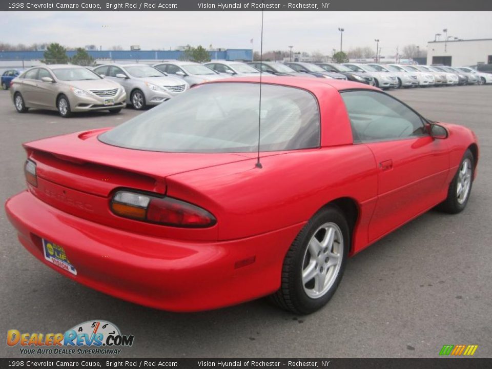 Bright Red 1998 Chevrolet Camaro Coupe Photo #2