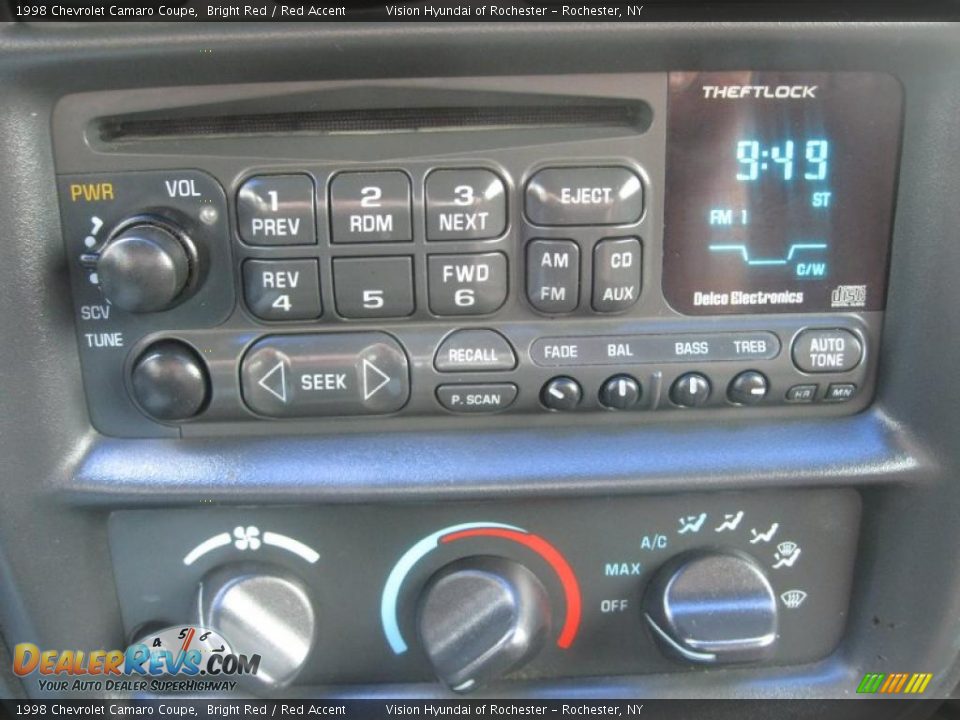 Controls of 1998 Chevrolet Camaro Coupe Photo #5