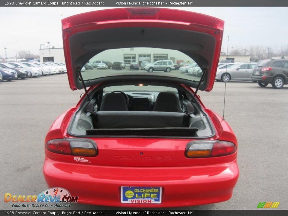 1998 Chevrolet Camaro Coupe Bright Red / Red Accent Photo #6