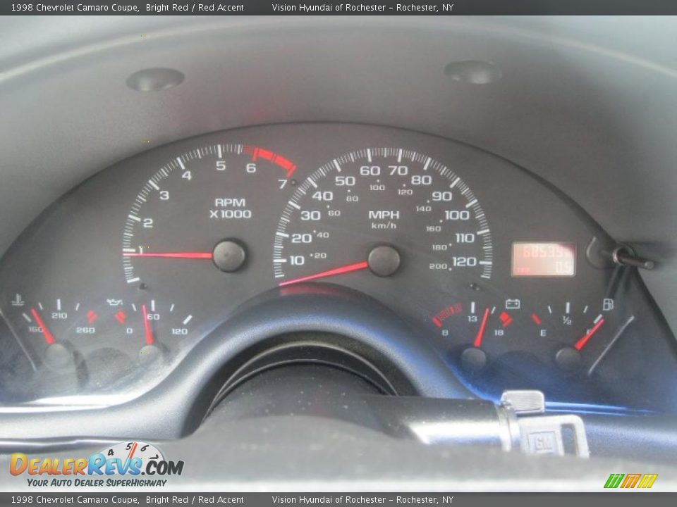 1998 Chevrolet Camaro Coupe Gauges Photo #21