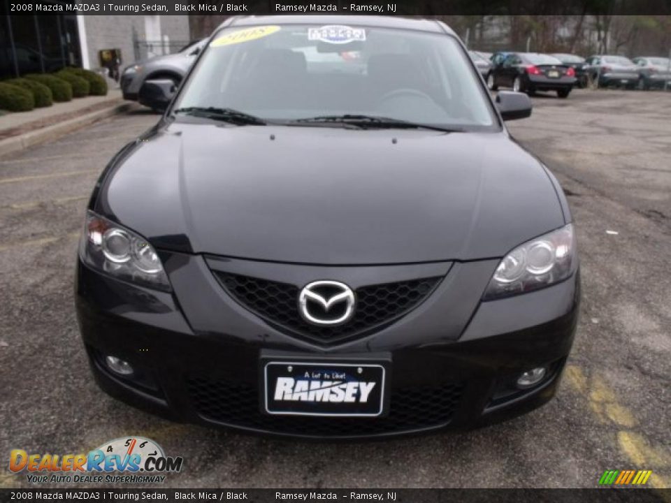 2008 Mazda MAZDA3 i Touring Sedan Black Mica / Black Photo #5