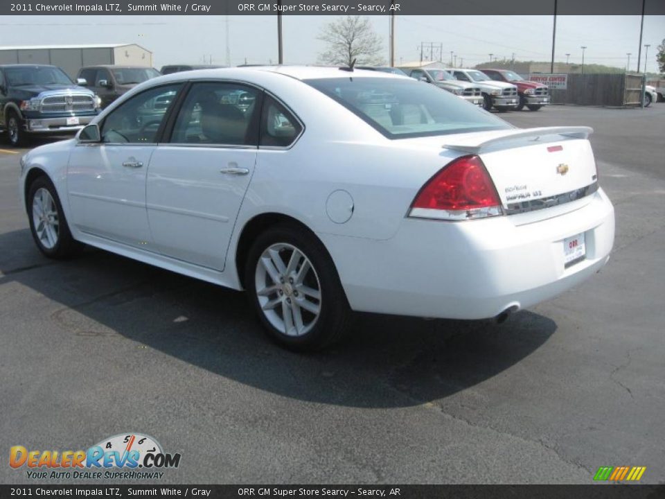 2011 Chevrolet Impala LTZ Summit White / Gray Photo #7