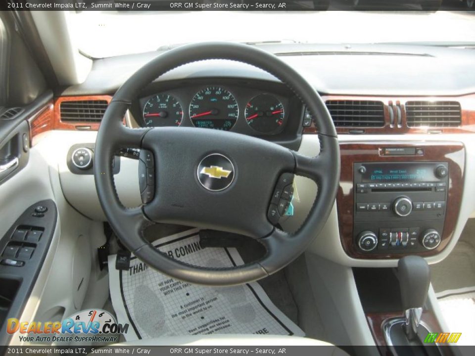 2011 Chevrolet Impala LTZ Summit White / Gray Photo #8