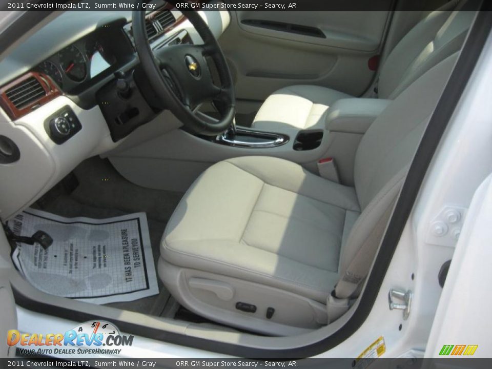 2011 Chevrolet Impala LTZ Summit White / Gray Photo #10