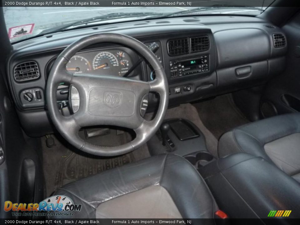 2000 Dodge Durango R/T 4x4 Black / Agate Black Photo #5