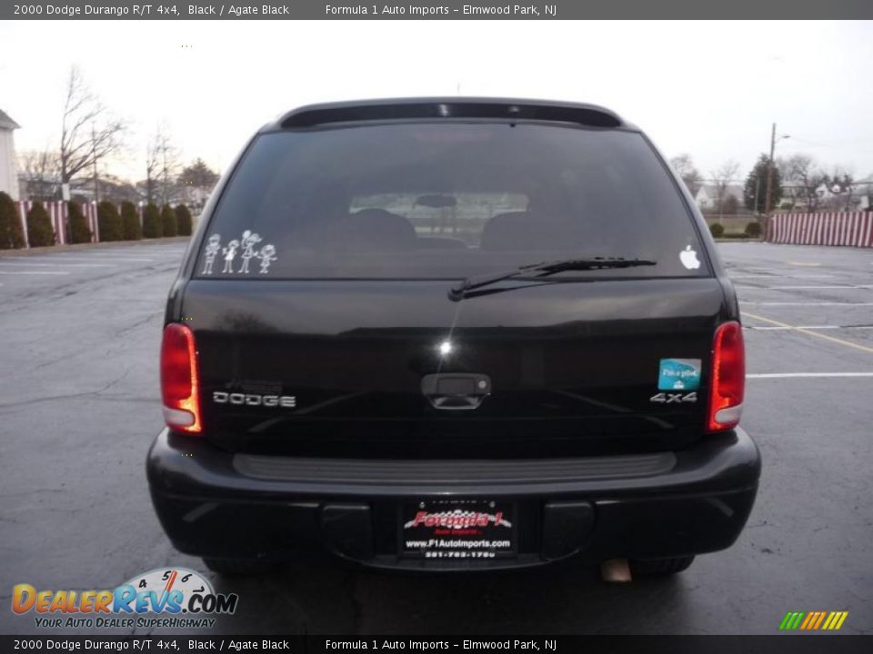 2000 Dodge Durango R/T 4x4 Black / Agate Black Photo #8