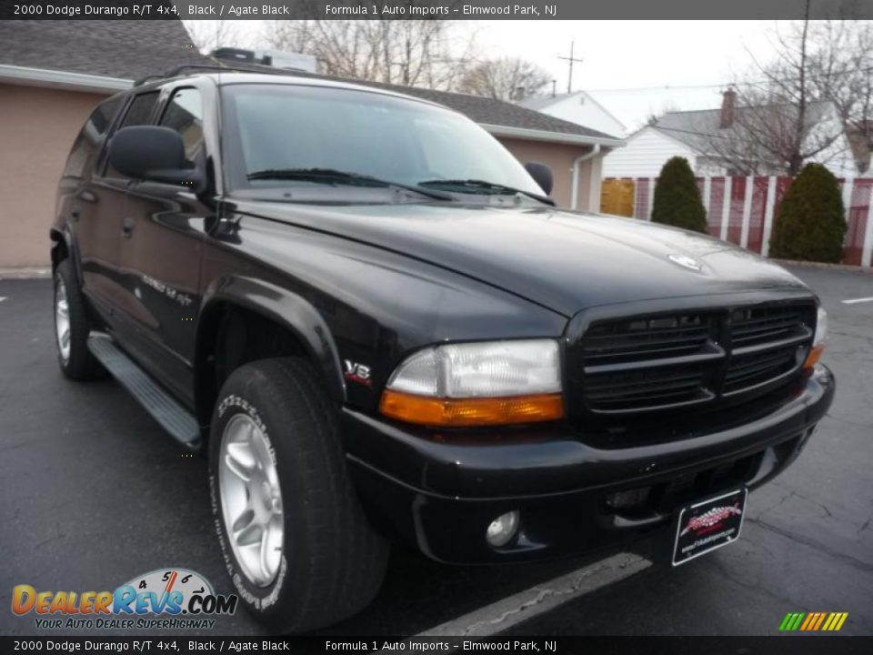 2000 Dodge Durango R/T 4x4 Black / Agate Black Photo #12