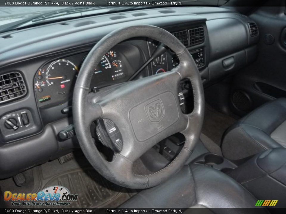 2000 Dodge Durango R/T 4x4 Black / Agate Black Photo #19