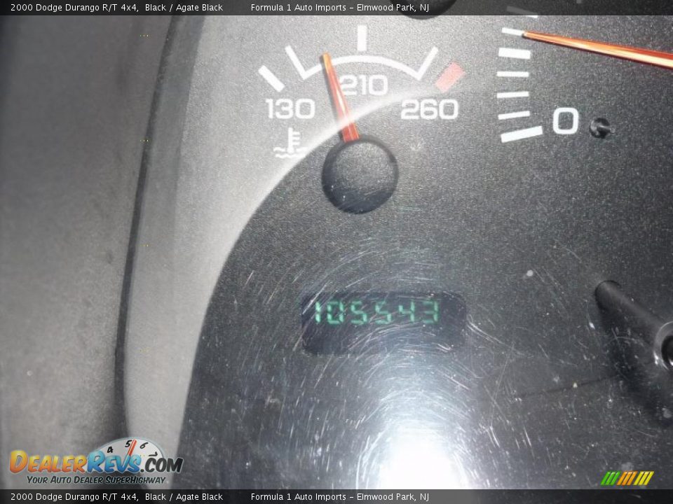 2000 Dodge Durango R/T 4x4 Black / Agate Black Photo #24