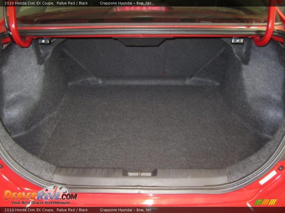 2010 Honda Civic EX Coupe Trunk Photo #14