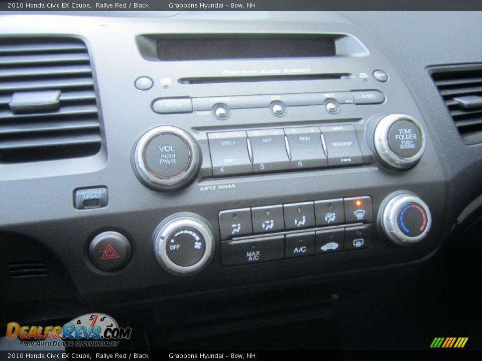 Controls of 2010 Honda Civic EX Coupe Photo #26