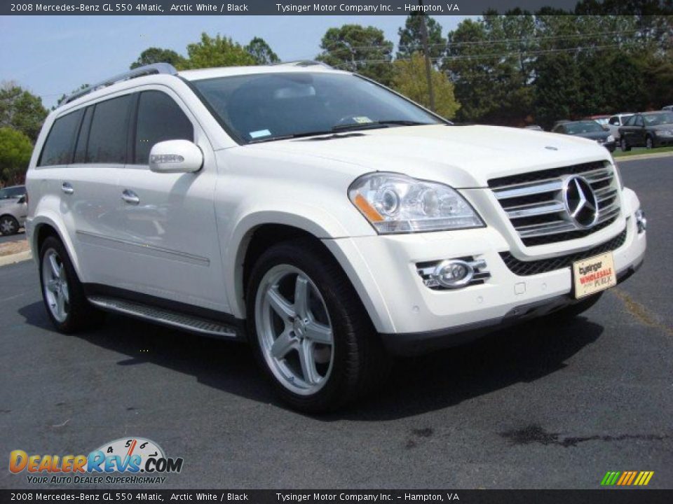 2008 MercedesBenz GL 550 4Matic Arctic White / Black Photo 8
