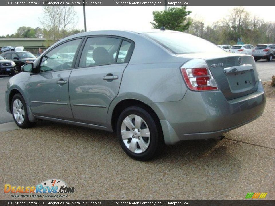 2010 Nissan Sentra 2.0 Magnetic Gray Metallic / Charcoal Photo #3