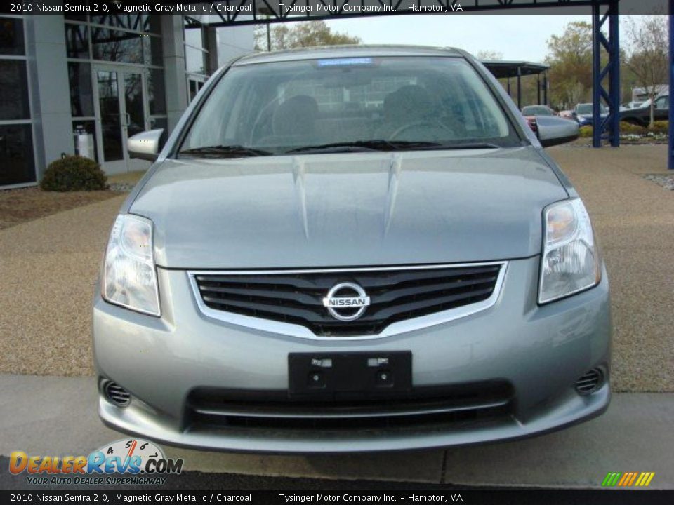 2010 Nissan Sentra 2.0 Magnetic Gray Metallic / Charcoal Photo #7