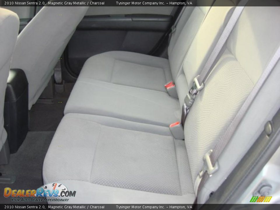 2010 Nissan Sentra 2.0 Magnetic Gray Metallic / Charcoal Photo #9