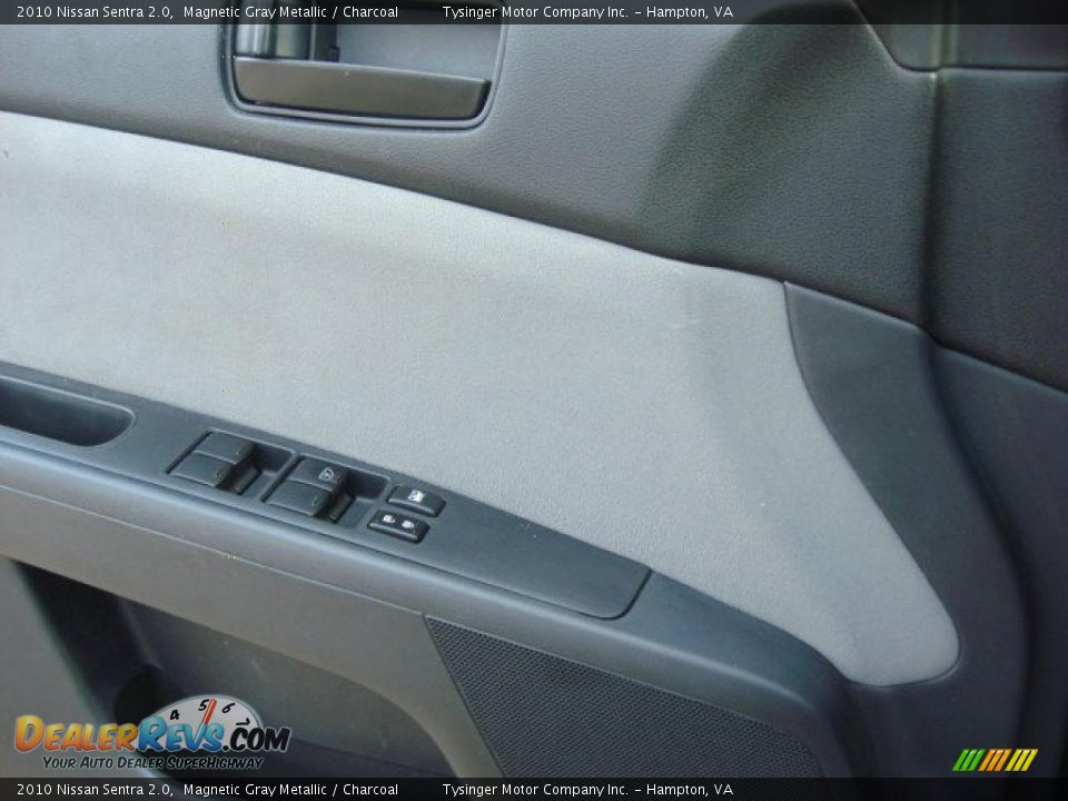 2010 Nissan Sentra 2.0 Magnetic Gray Metallic / Charcoal Photo #10