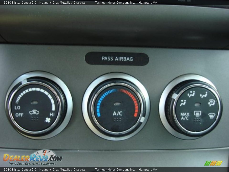2010 Nissan Sentra 2.0 Magnetic Gray Metallic / Charcoal Photo #13