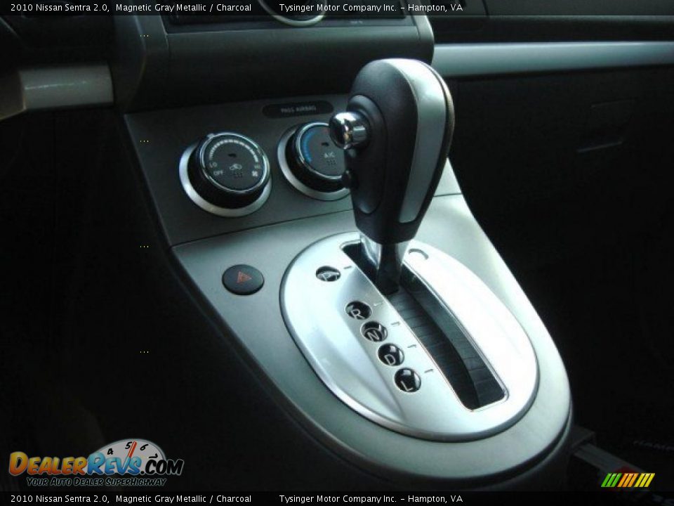 2010 Nissan Sentra 2.0 Magnetic Gray Metallic / Charcoal Photo #14