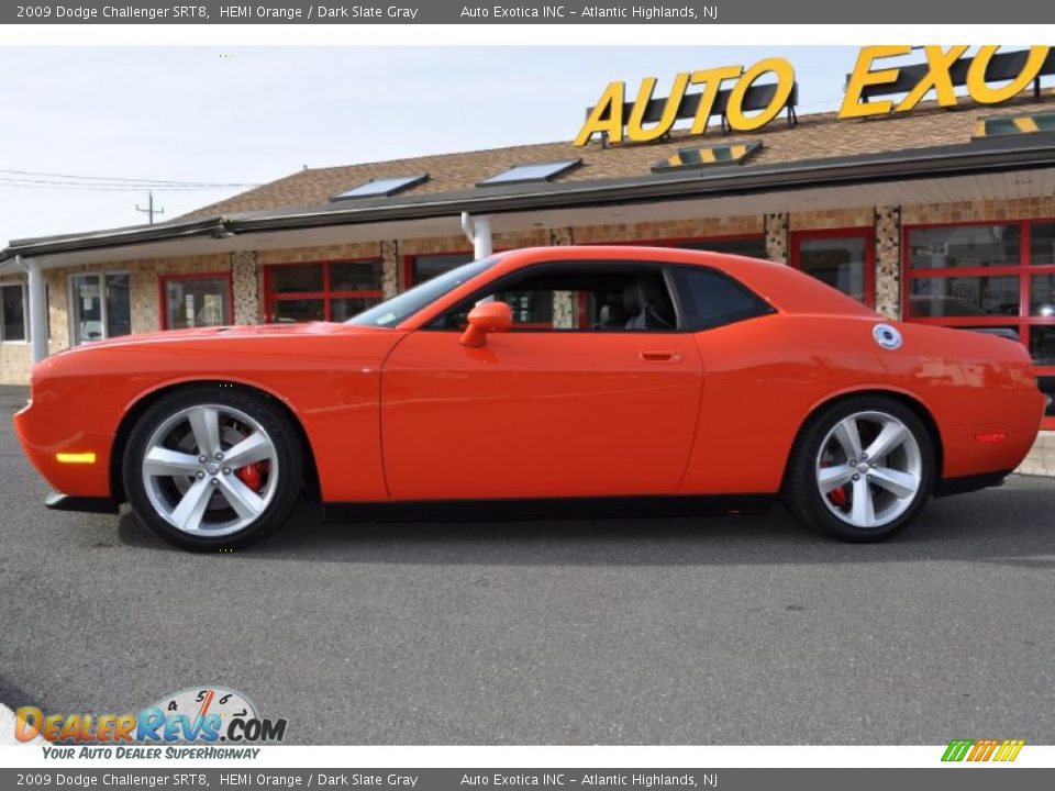 2009 Dodge Challenger SRT8 HEMI Orange / Dark Slate Gray Photo #6