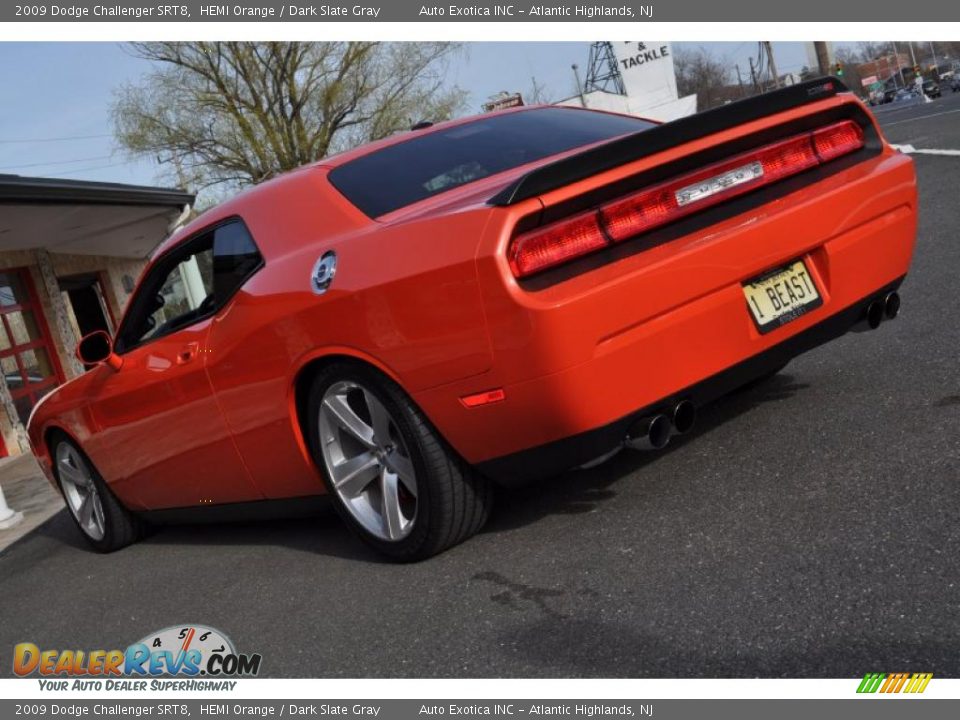 2009 Dodge Challenger SRT8 HEMI Orange / Dark Slate Gray Photo #8