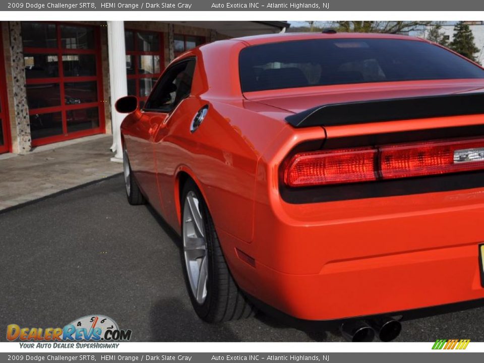 2009 Dodge Challenger SRT8 HEMI Orange / Dark Slate Gray Photo #9