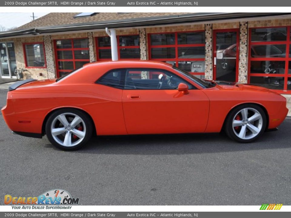 2009 Dodge Challenger SRT8 HEMI Orange / Dark Slate Gray Photo #12
