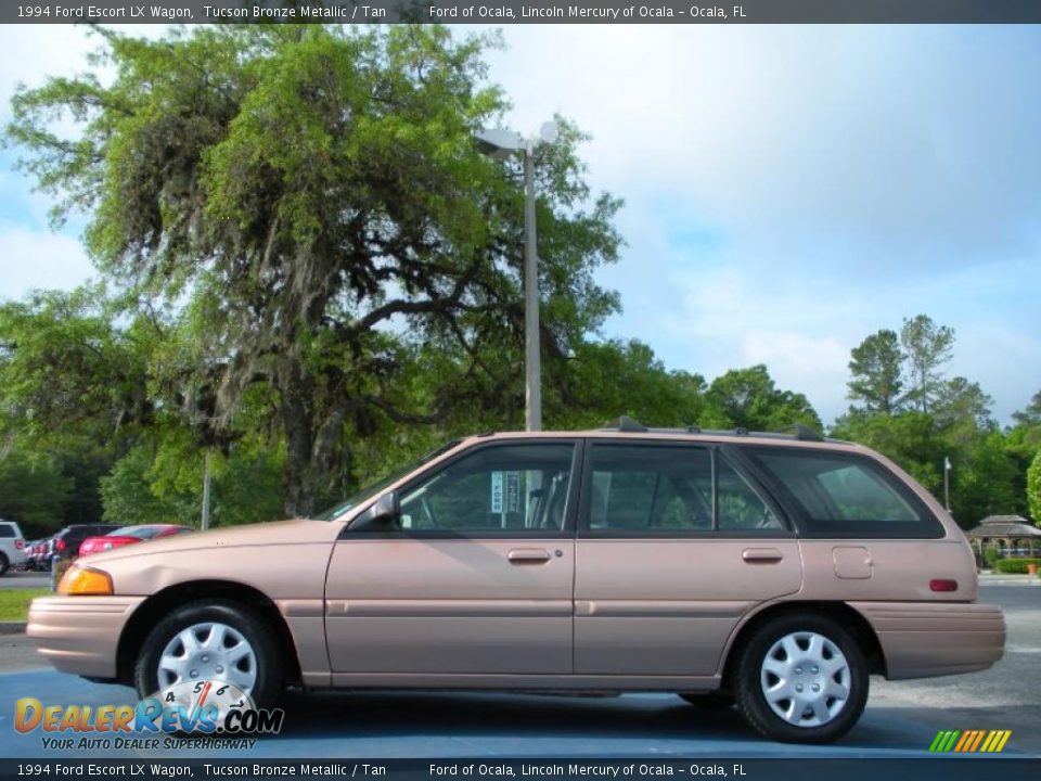 Tucson Bronze Metallic 1994 Ford Escort LX Wagon Photo #2