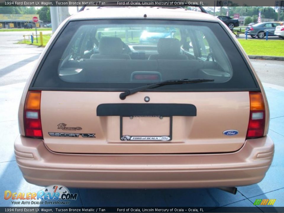 1994 Ford Escort LX Wagon Tucson Bronze Metallic / Tan Photo #4