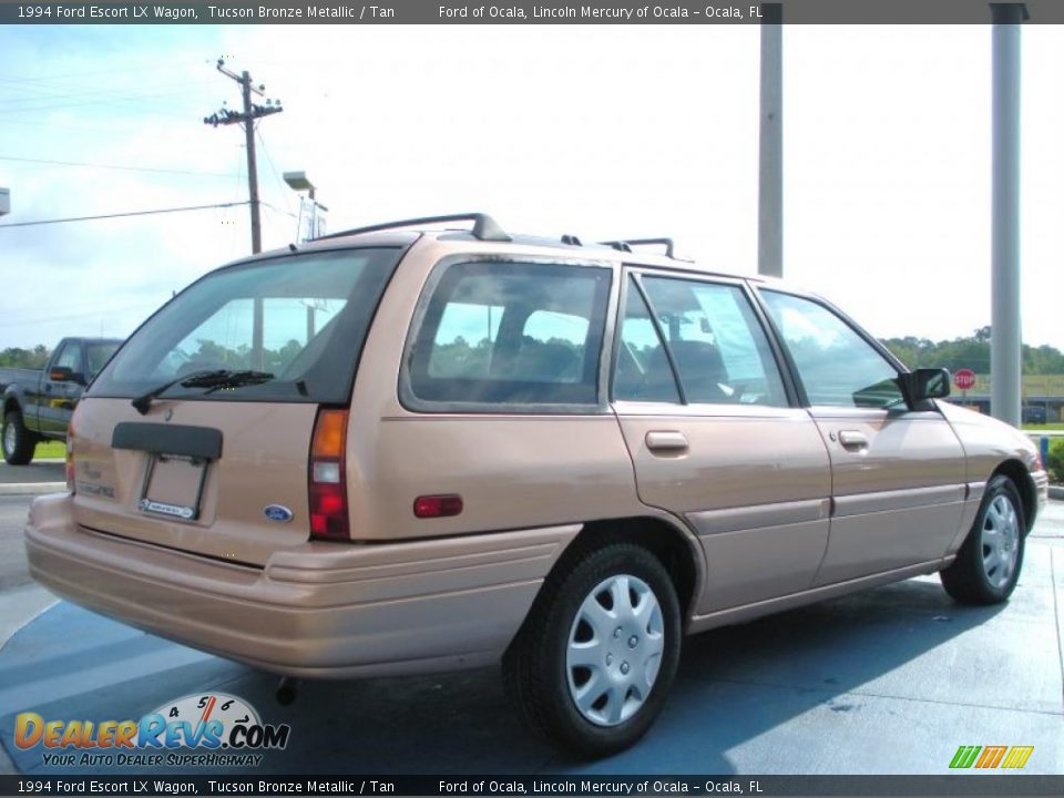 Tucson Bronze Metallic 1994 Ford Escort LX Wagon Photo #5