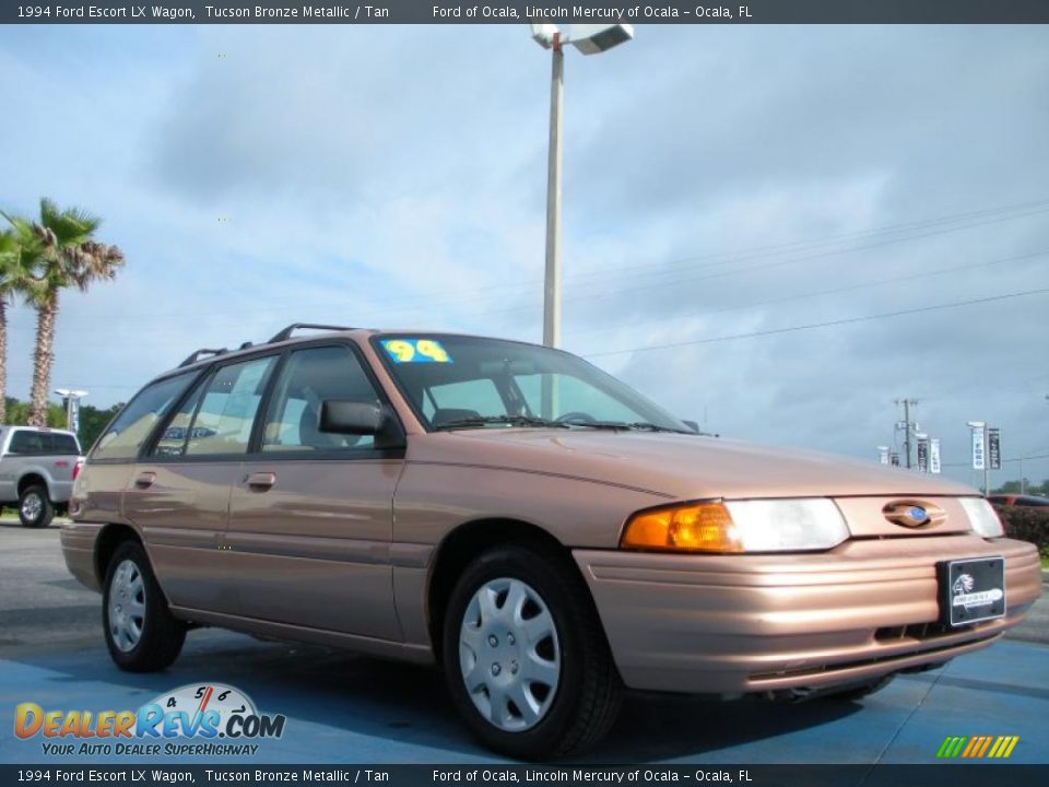 1994 Ford Escort LX Wagon Tucson Bronze Metallic / Tan Photo #7