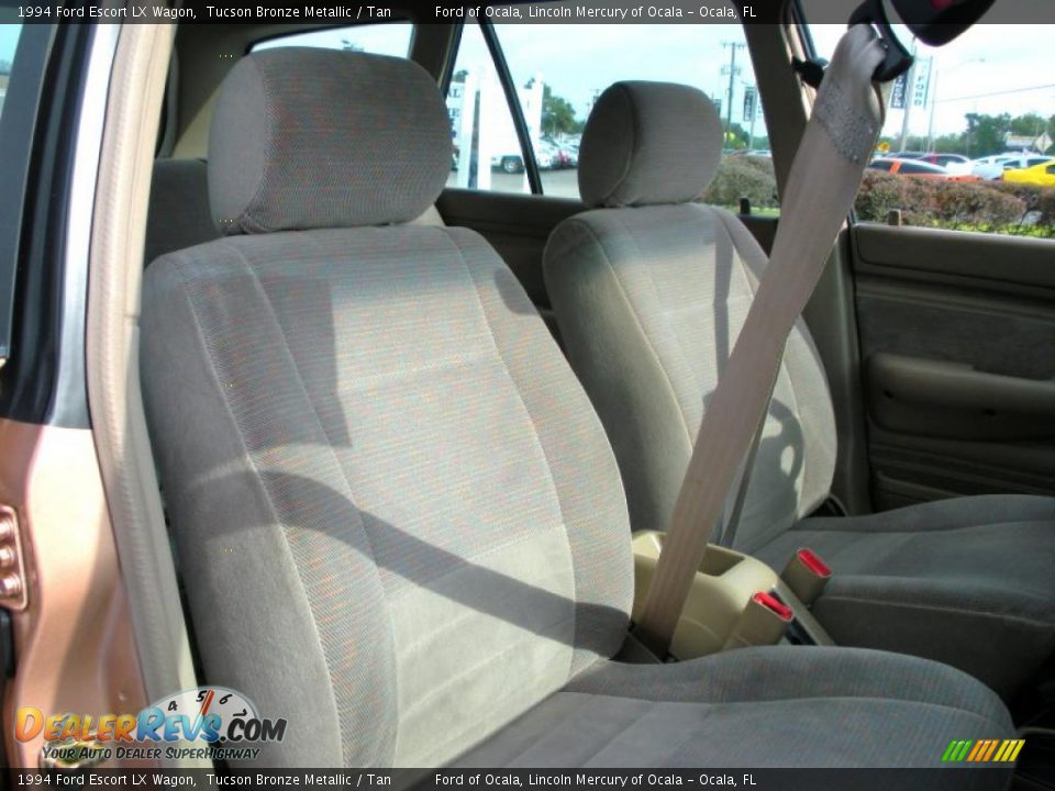 1994 Ford Escort LX Wagon Tucson Bronze Metallic / Tan Photo #16