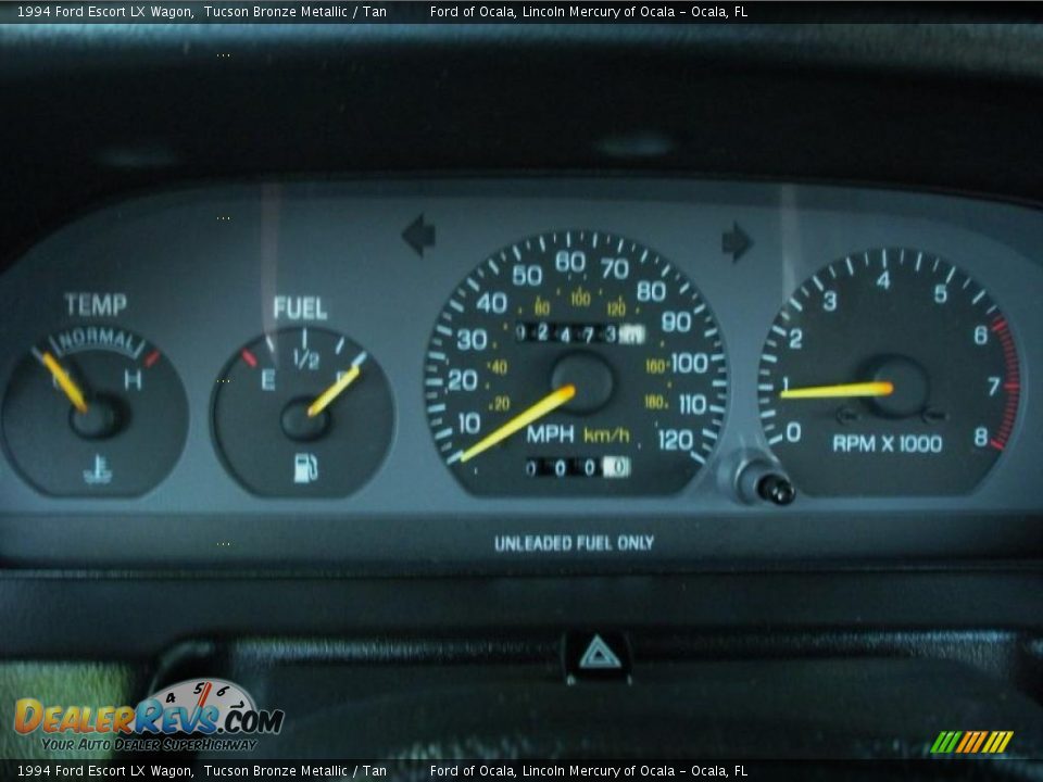 1994 Ford Escort LX Wagon Gauges Photo #19