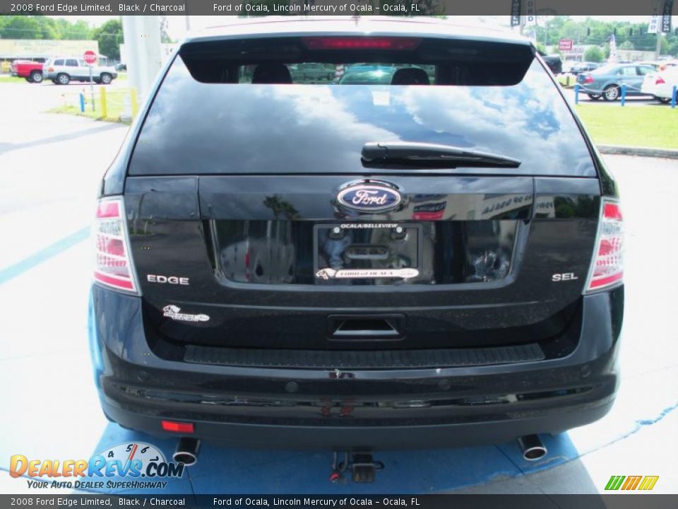 2008 Ford Edge Limited Black / Charcoal Photo #4