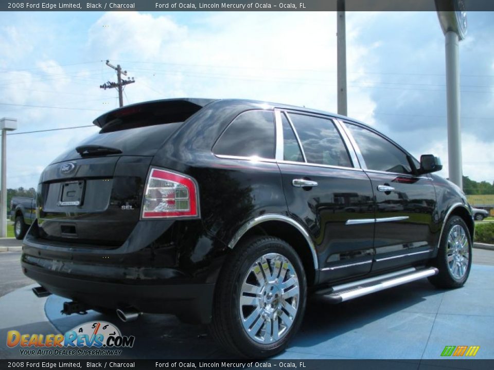 2008 Ford Edge Limited Black / Charcoal Photo #5
