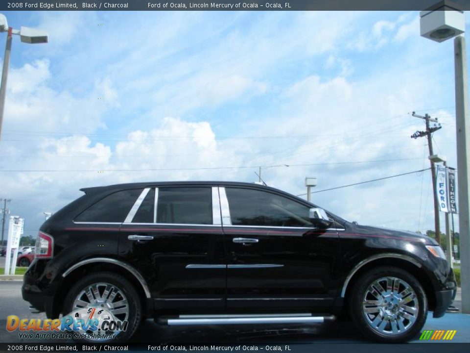 2008 Ford Edge Limited Black / Charcoal Photo #6
