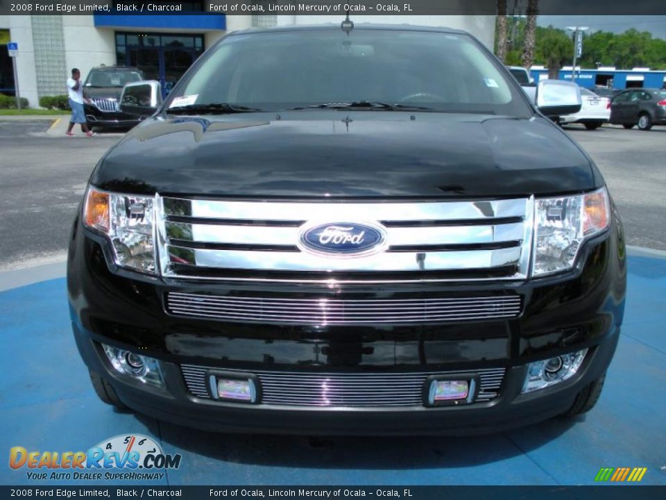 2008 Ford Edge Limited Black / Charcoal Photo #8
